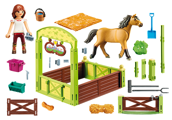 Fremmedgørelse bandage Kammer Playmobil - Spirit Riding Free - Lucky & Spirit with Horse Stall (9478 –  The Pennsy Station, LLC