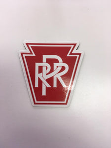 PRR Magnet - 2.25" x 2.25" Cut-To-Shape - the-pennsy-station-llc