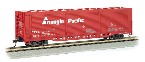 Bachmann - Rolling Stock - Triangle Pacific Box Car - HO Scale (18138) - the-pennsy-station-llc