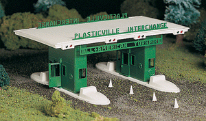 Bachmann - Plasticville Turnpike Interchange Kit - O Scale (45601) - the-pennsy-station-llc