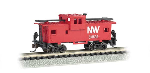 Bachmann - Rolling Stock - Norfolk & Western Wide Vision Caboose - N Scale (70792) - the-pennsy-station-llc