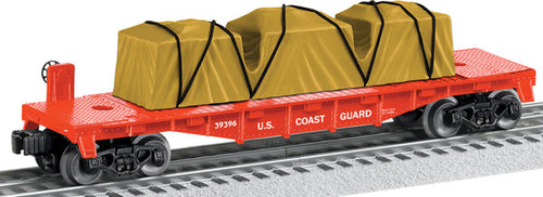 Lionel - USA Coast Guard Flat Car - O Scale (6-39396) - the-pennsy-station-llc