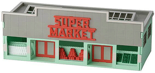 Lionel - K-Line - Supermarket Kit - O Scale (6-21389) - the-pennsy-station-llc