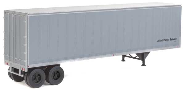 Walthers - SceneMaster - 40' Trailer 2-Pack UPS - HO Scale (949-2509) - the-pennsy-station-llc