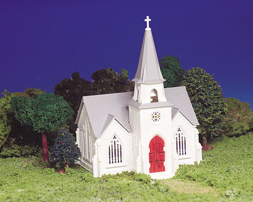 Bachmann - Plasticville Cathedral Kit - HO Scale (45192)