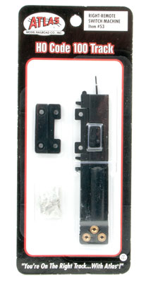 Atlas - HO Code 100 - Right Remote Switch - HO Scale (#53) - the-pennsy-station-llc