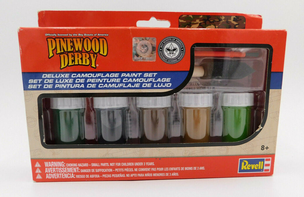 Revell - Pinewood Derby - Deluxe Camouflage Paint Set (RMXY9425) - the-pennsy-station-llc