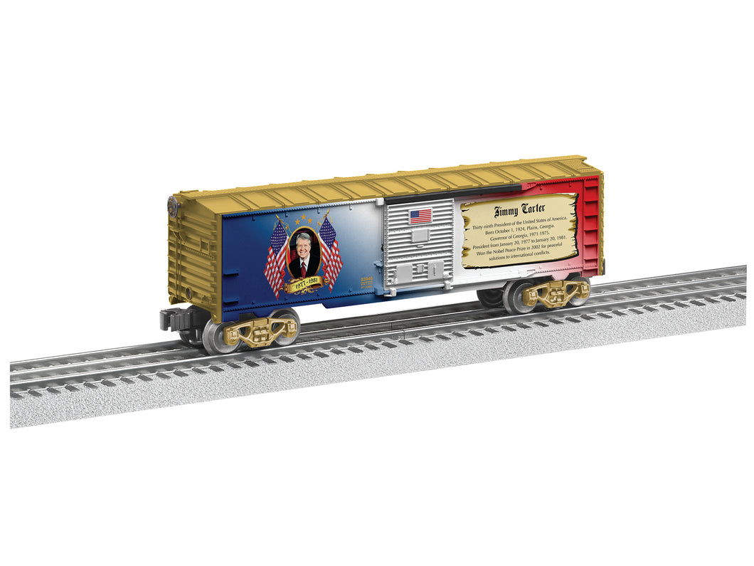 Lionel - USA President Jimmy Carter Boxcar - O Scale (6-83946) - the-pennsy-station-llc