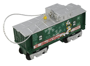 Lionel - Silver Bells Caboose Ornament (9-22018) - the-pennsy-station-llc