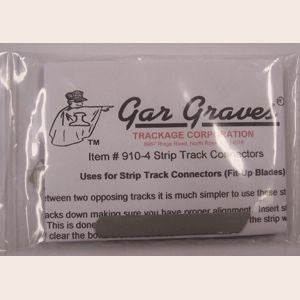 GarGraves - Strip Track Connectors - O Scale (910-4) - the-pennsy-station-llc