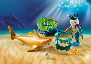 Playmobil - Magic - King of the Sea with Shark Carriage (70097)