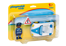 Playmobil - 1.2.3 - Police Car (9384)