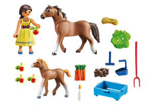 Playmobil - Spirit Riding Free - Pru with Horse and Foal (70122)