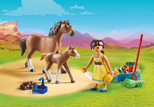 Playmobil - Spirit Riding Free - Pru with Horse and Foal (70122)