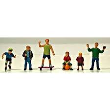 Model Power - Children Playing - HO Scale (5722) - the-pennsy-station-llc