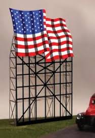 Miller Engineering - Animated Billboards - American Flag - Large (4072) - the-pennsy-station-llc
