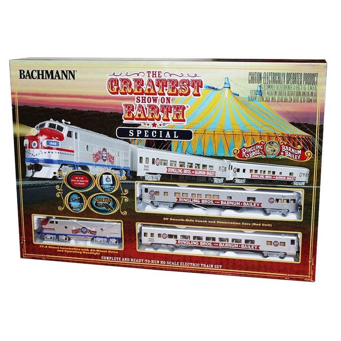Bachmann - Ringling Bros: The Greatest Show on Earth Special Passenger Set - HO Scale (00749)