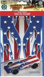 Revell - Pinewood Derby - Patriot Car Wrap Decal (RMXY9423) - the-pennsy-station-llc